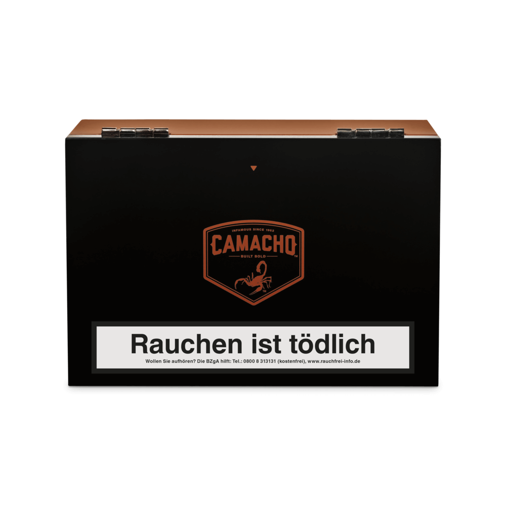 Camacho Broadleaf Robusto - Kiste vorne geschlossen