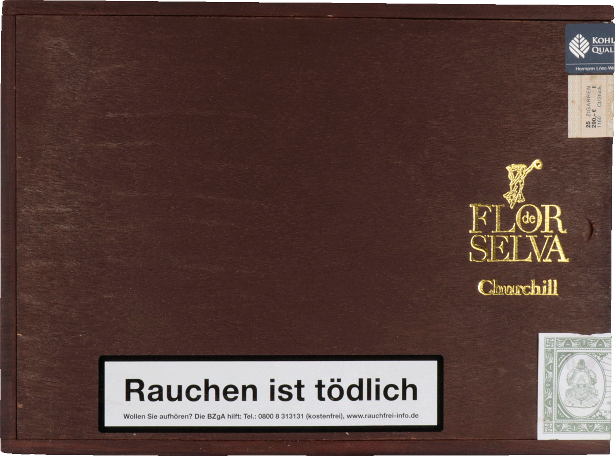 Flor de Selva Classic Churchill - Kiste vorne geschlossen