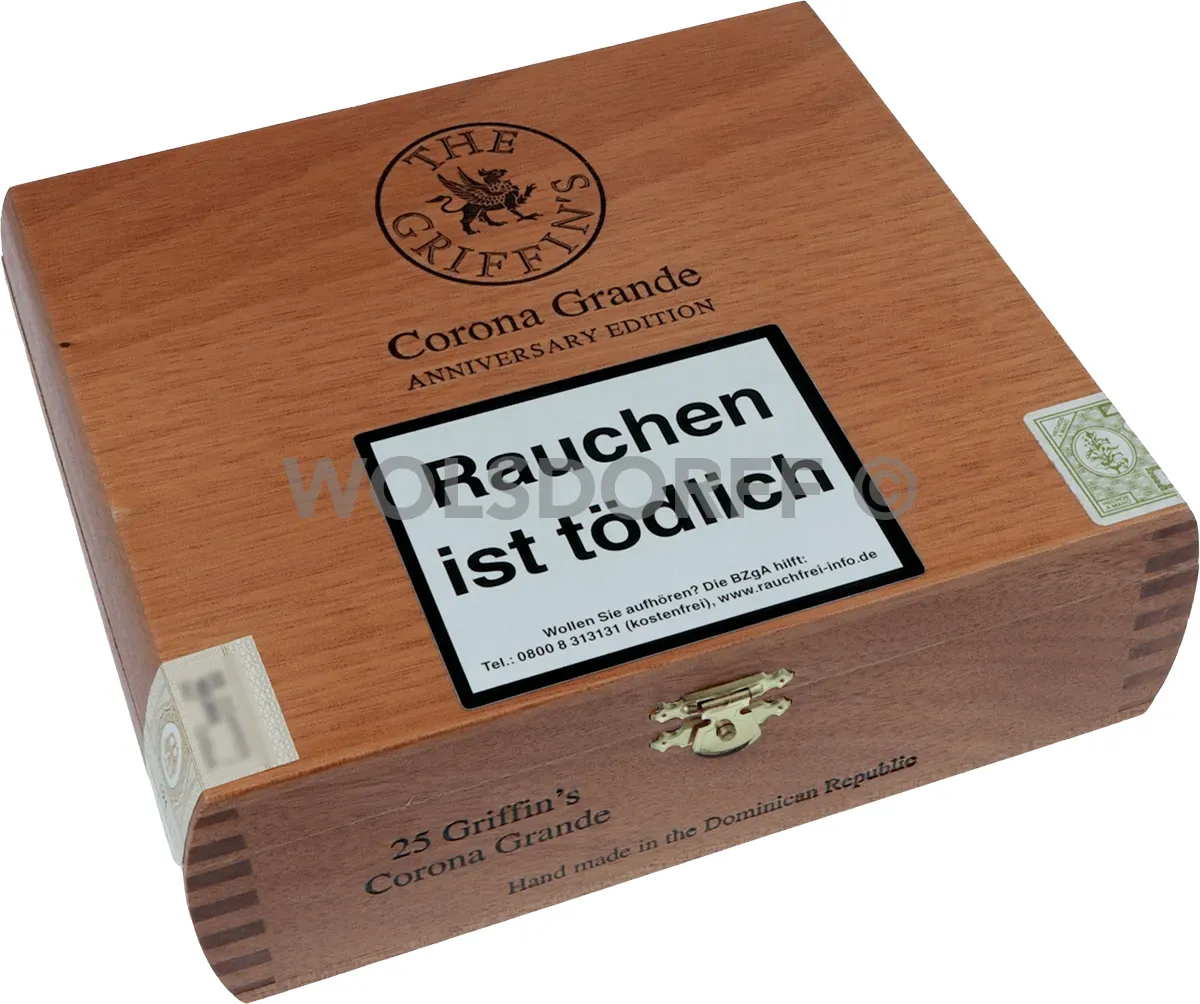 Griffins Wolsdorff Corona Grande Kiste oben seite