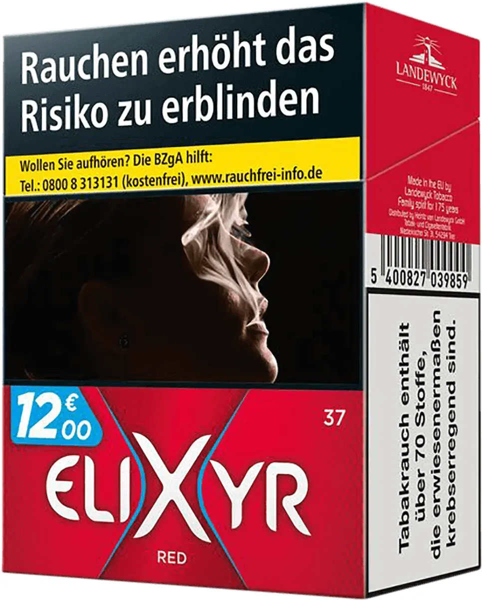 Elixyr Red XXXL Packung schräg von vorne