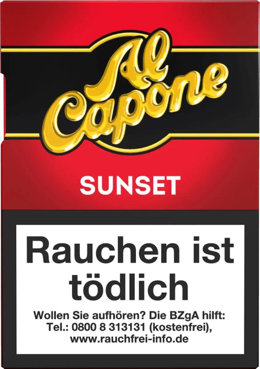 Al Capone Sunset Filter Schachtel Vorderseite