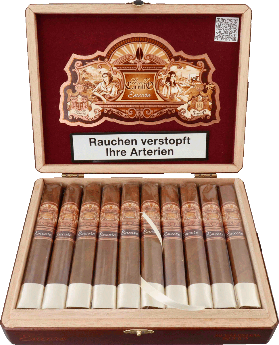 E.P. Carrillo Encore Celestial - Kiste vorne geöffnet