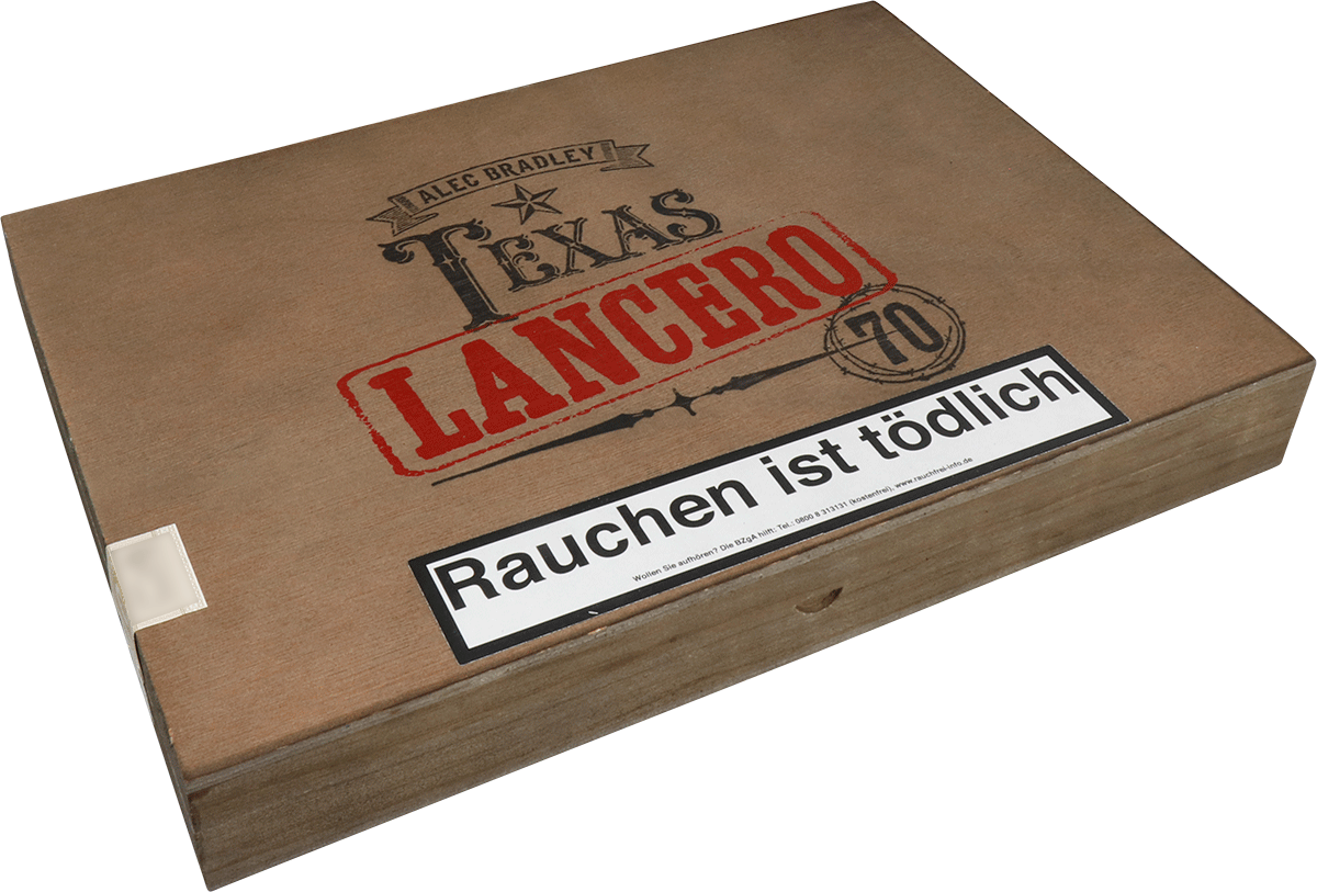 Alec Bradley Texas Lancero - Kiste seitlich geschlossen