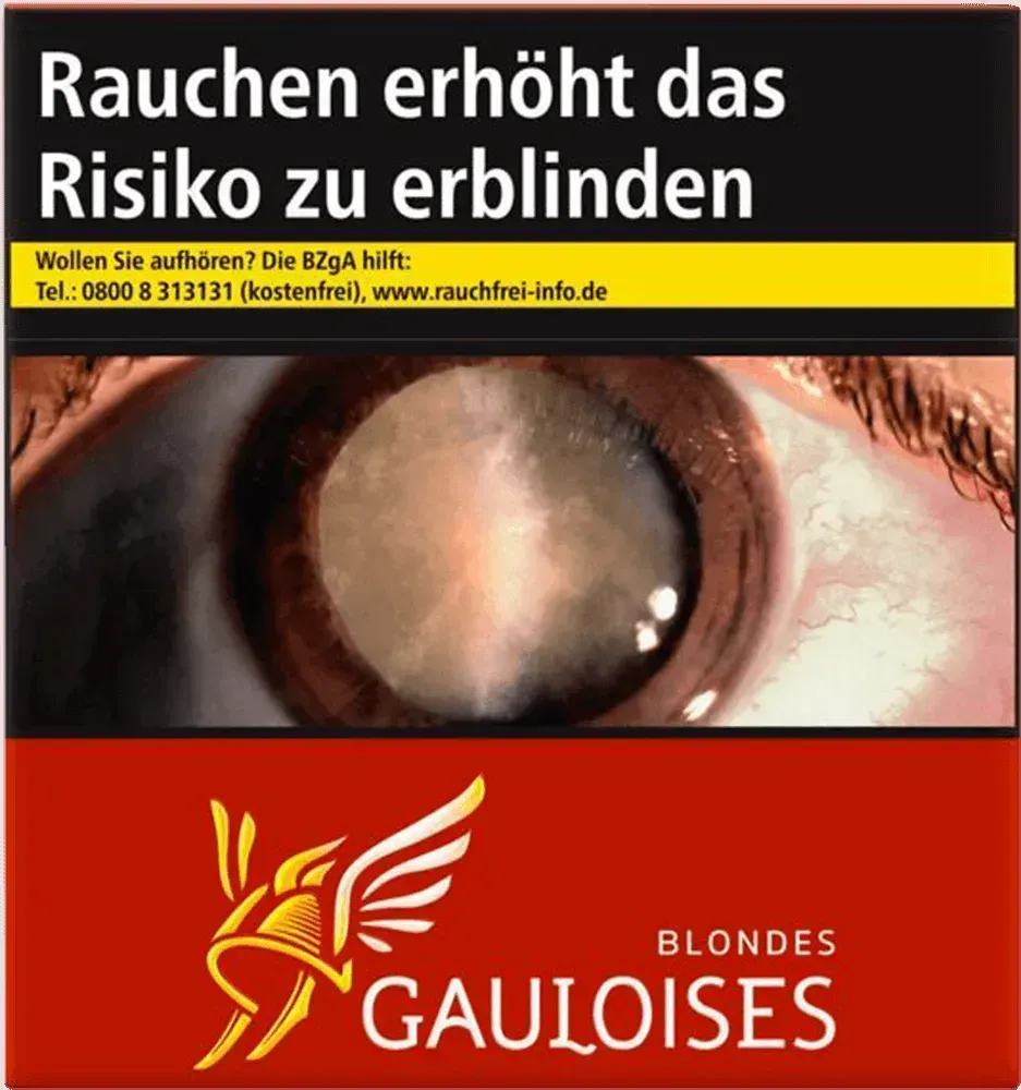Gauloises Blondes Rot 5XL Packung von vorne