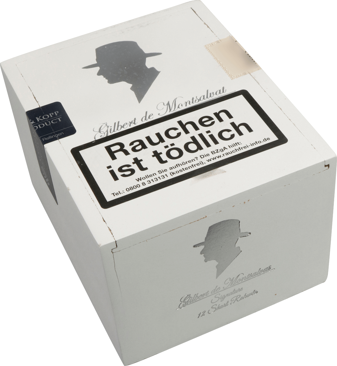 Gilbert Signature Line Short Robusto - Kiste seitlich geschlossen
