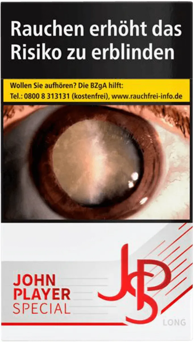 JPS Red long Packung von vorne