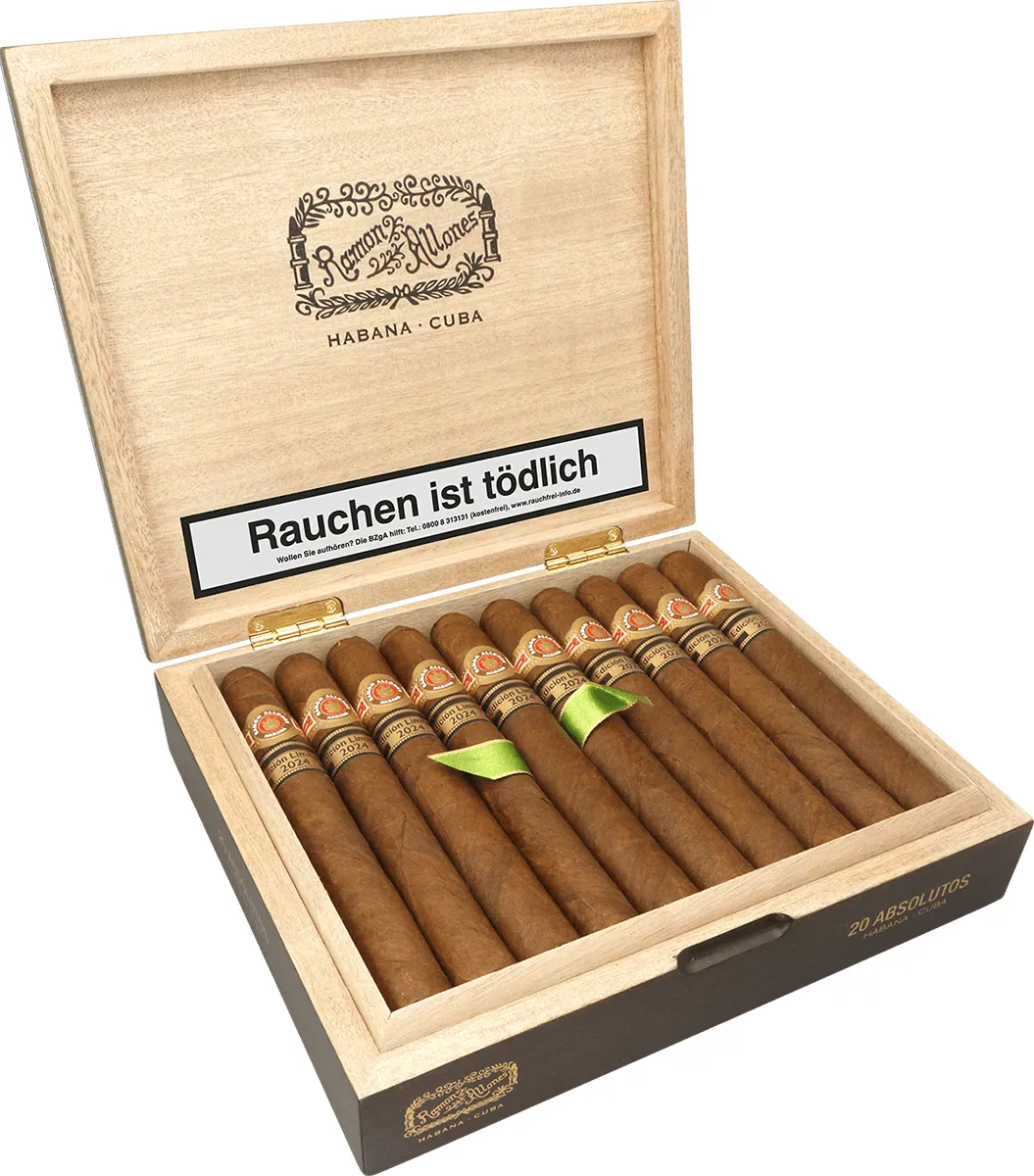 Ramon Allones Absolutos Kiste offen Seite