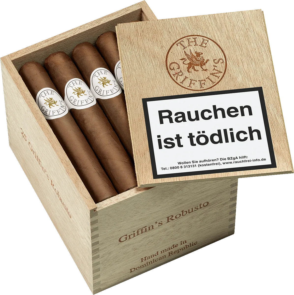 Griffins Robusto Kiste offen