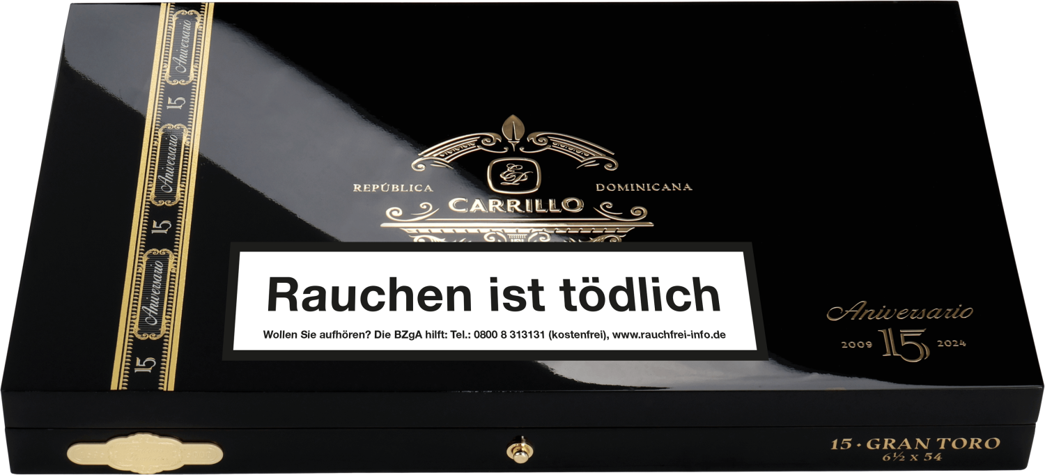 E.P. Carrillo 15th anniversary - Kiste vorne geschlossen