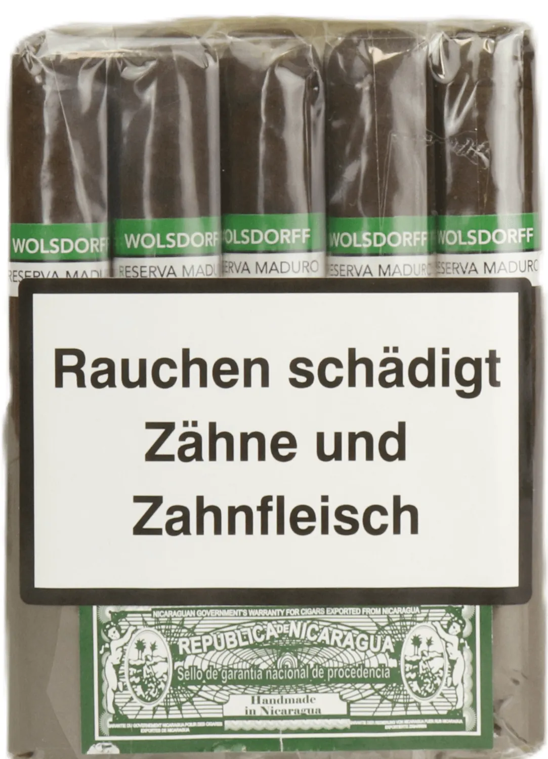 WOLSDORFF Reserva Nicaragua Maduro Bundle frontal