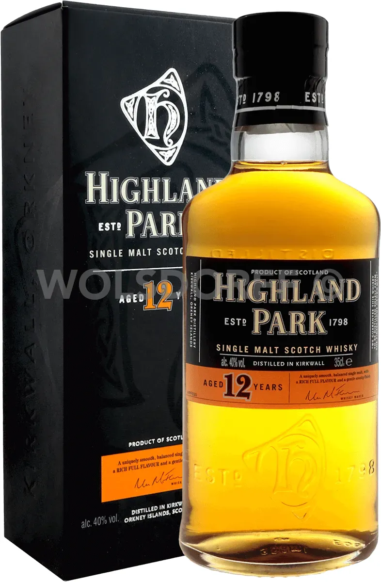 Highland Park Miniatur Flasche Vorderseite