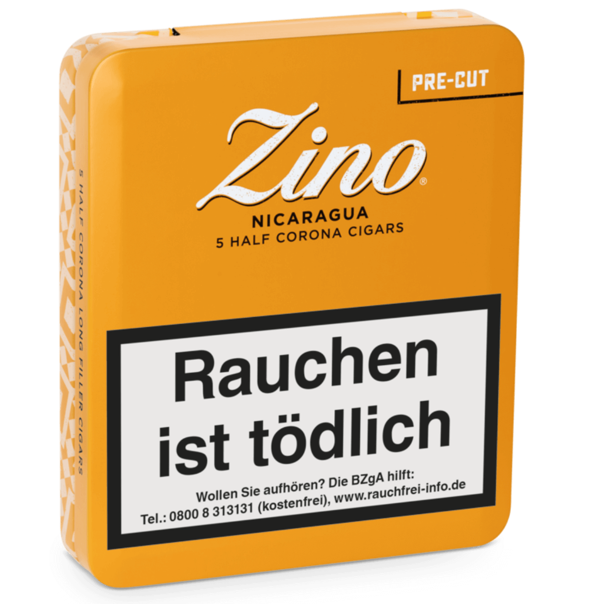 Zino Nicaragua Half Corona - Blechetui vorne geschlossen