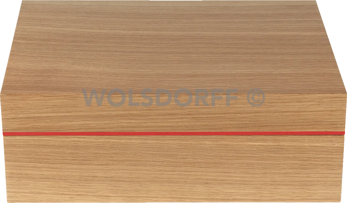 Zino Humidor Oak red frontansicht