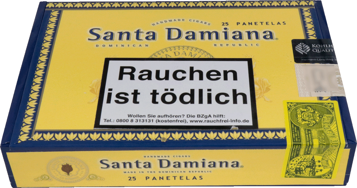 Santa Damiana Classic Panatela - Kiste vorne geschlossen
