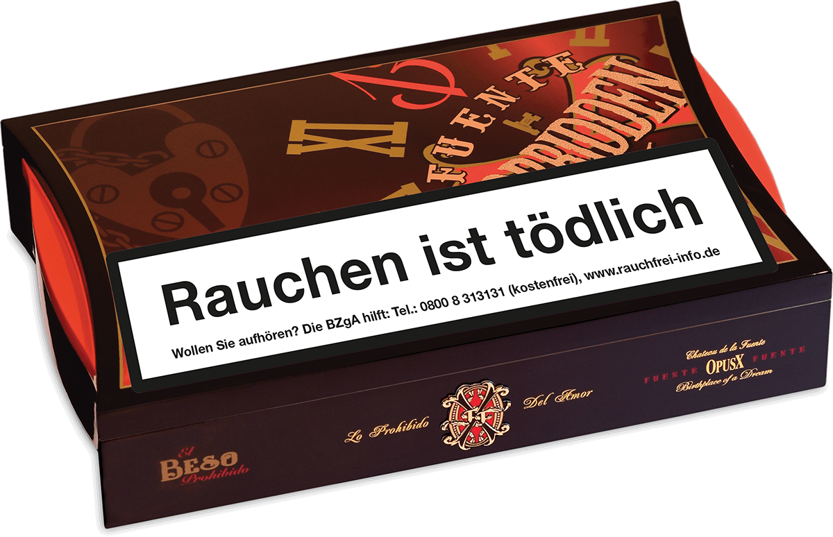Arturo Fuente Opus X Forbidden - Kiste seitlich geschlossen