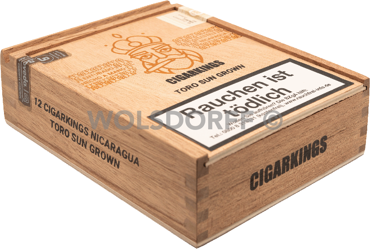 CigarKings Toro Sun Grown - Kiste seitlich geschlossen
