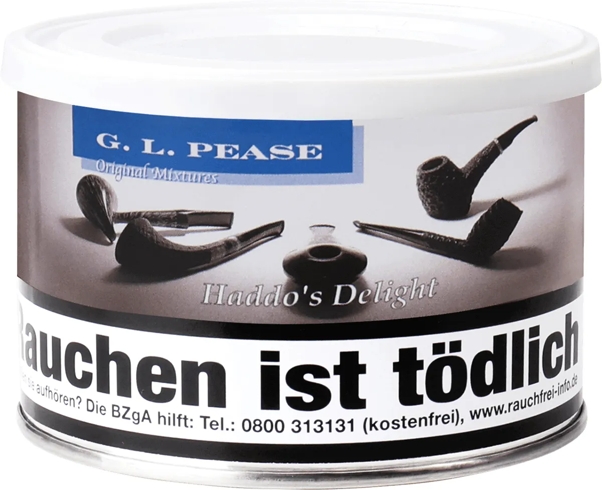 GL Pease Haddos Delight Dose Vorderseite