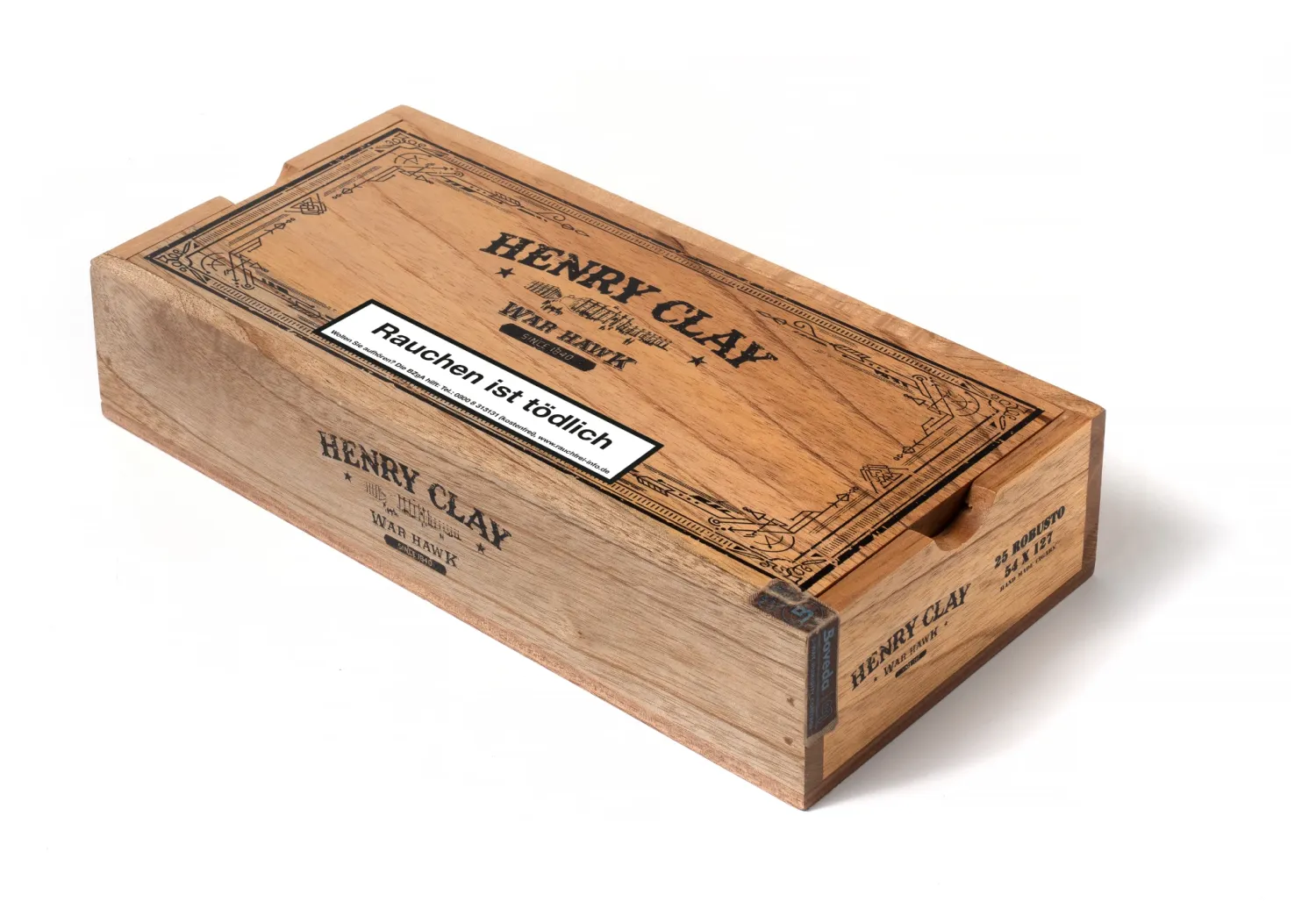 Henry Clay War Hawk box liegend