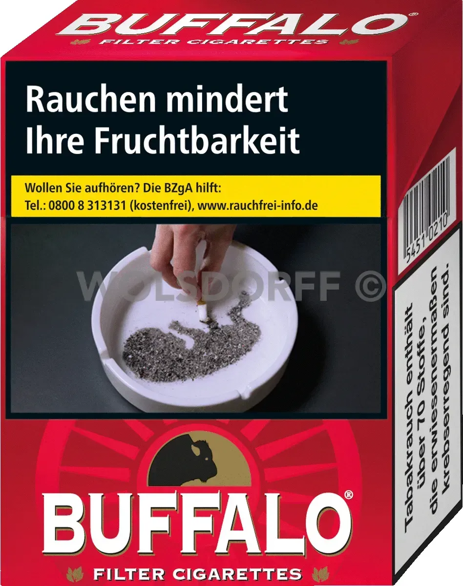 Buffalo Red Maxi Packung von vorne