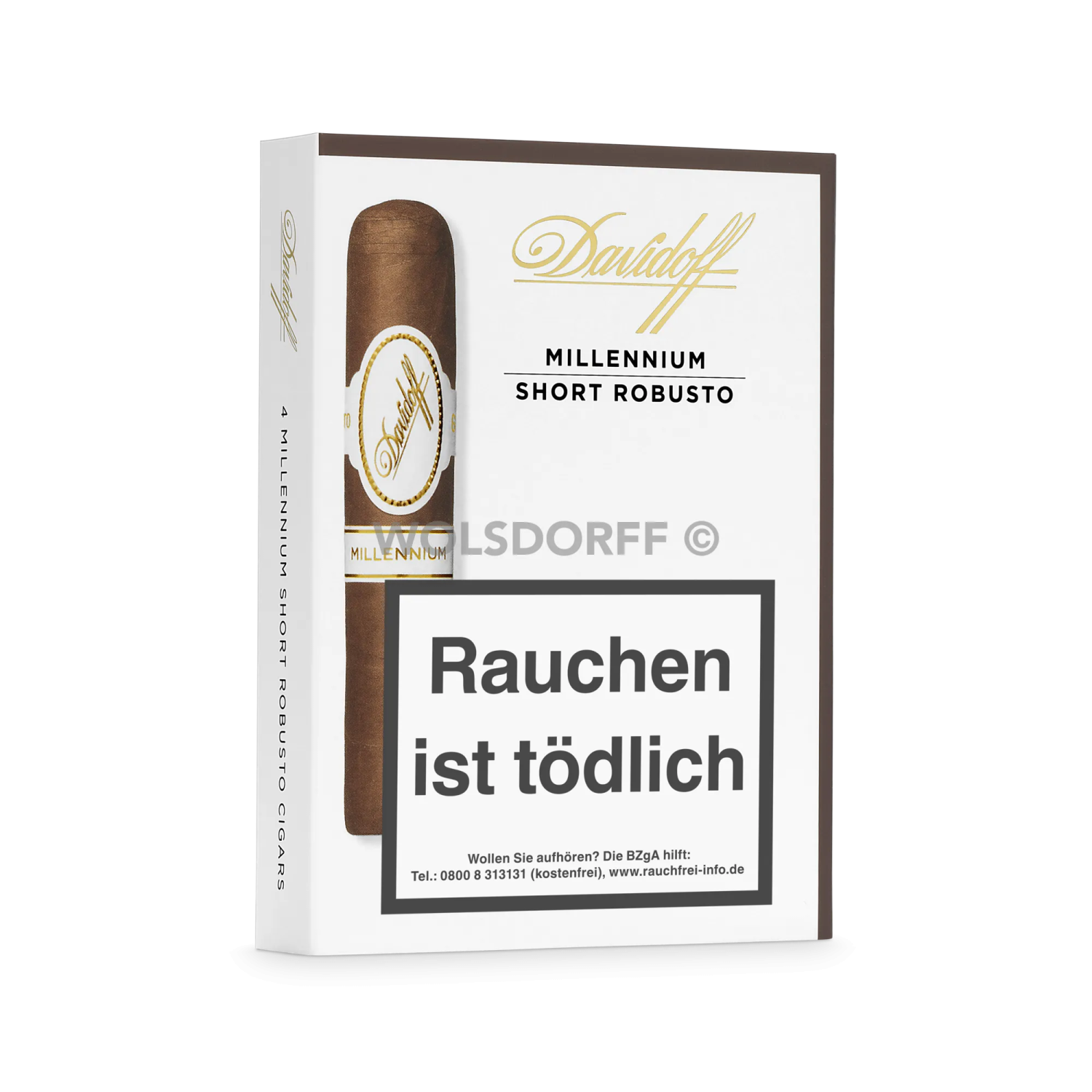 Davidoff Millenium short Robusto 4er Pappetui
