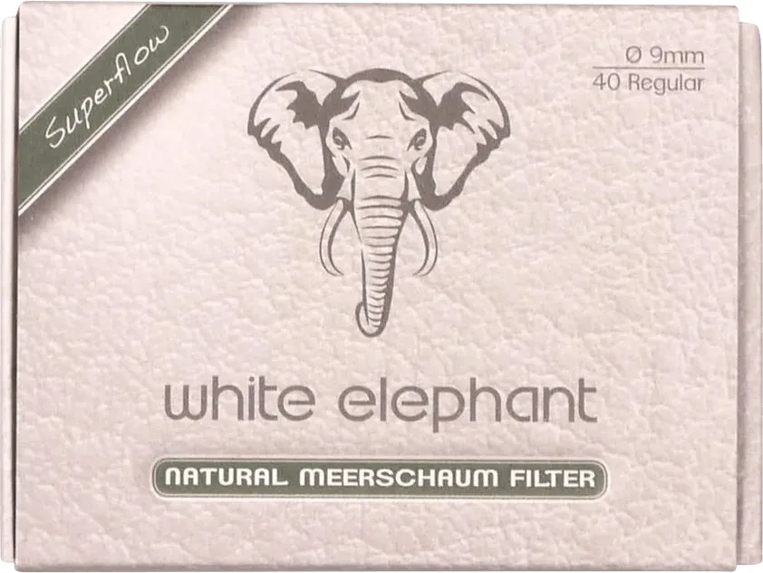 White Elephant Meerschaumfilter Vorderseite