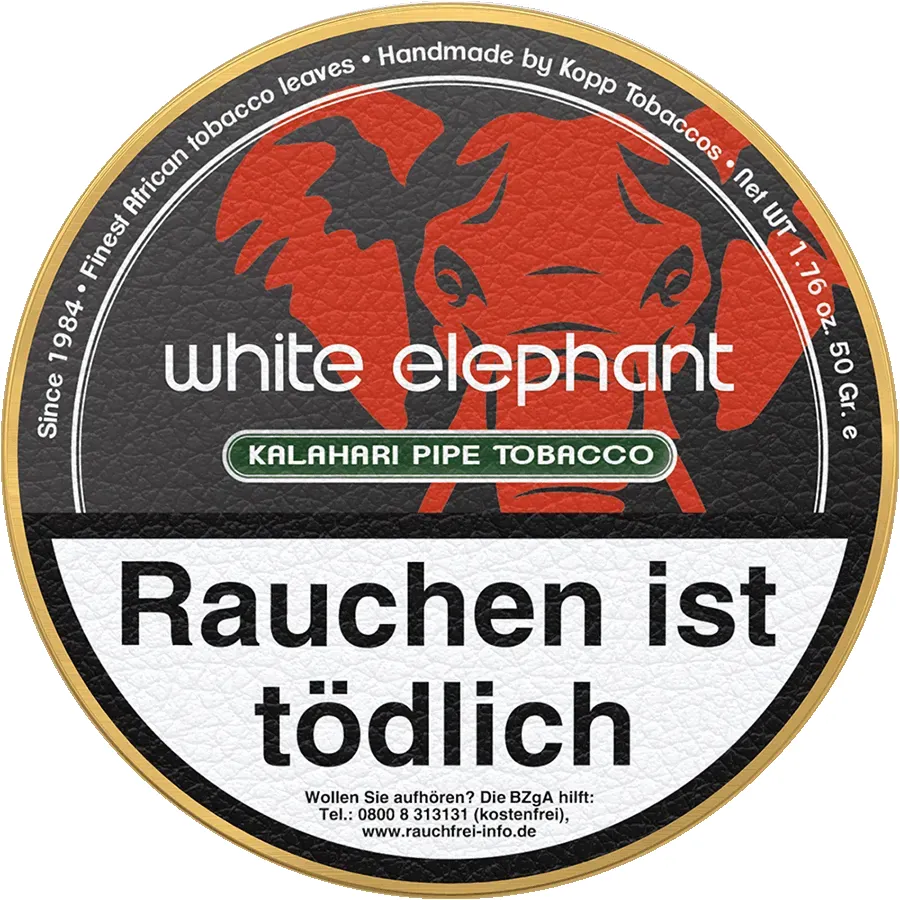 White Elephant Kalahari Dose Deckel von oben