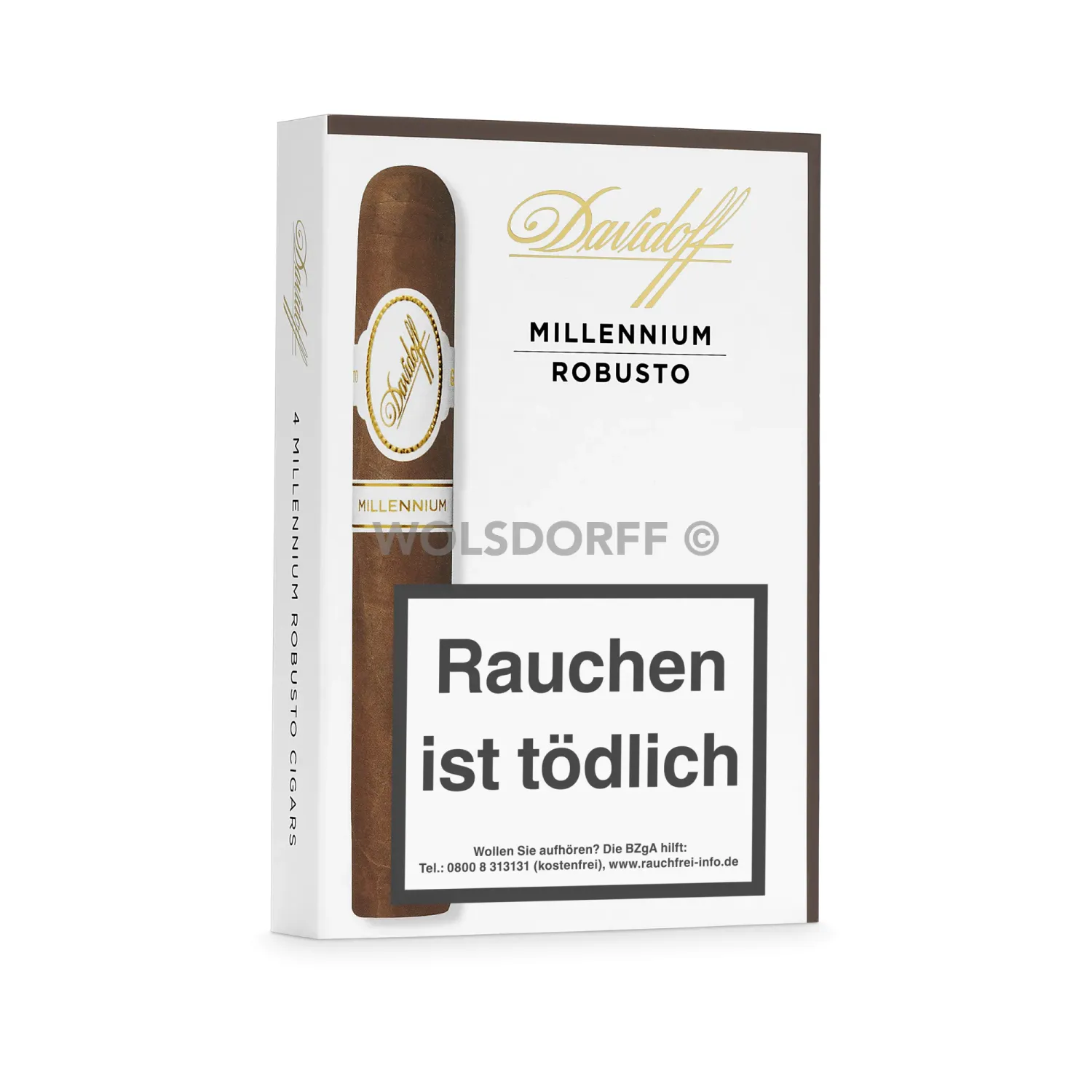 Davidoff Millenium Robusto Etui Vorderseite