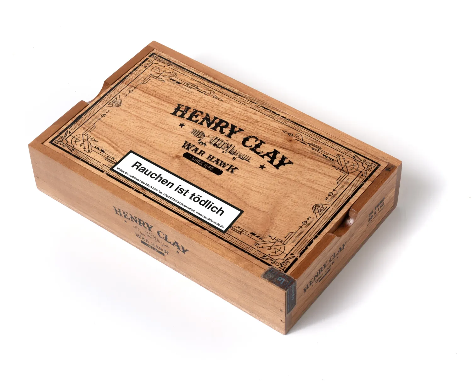 Henry Clay War Hawk Box geschlossen oben