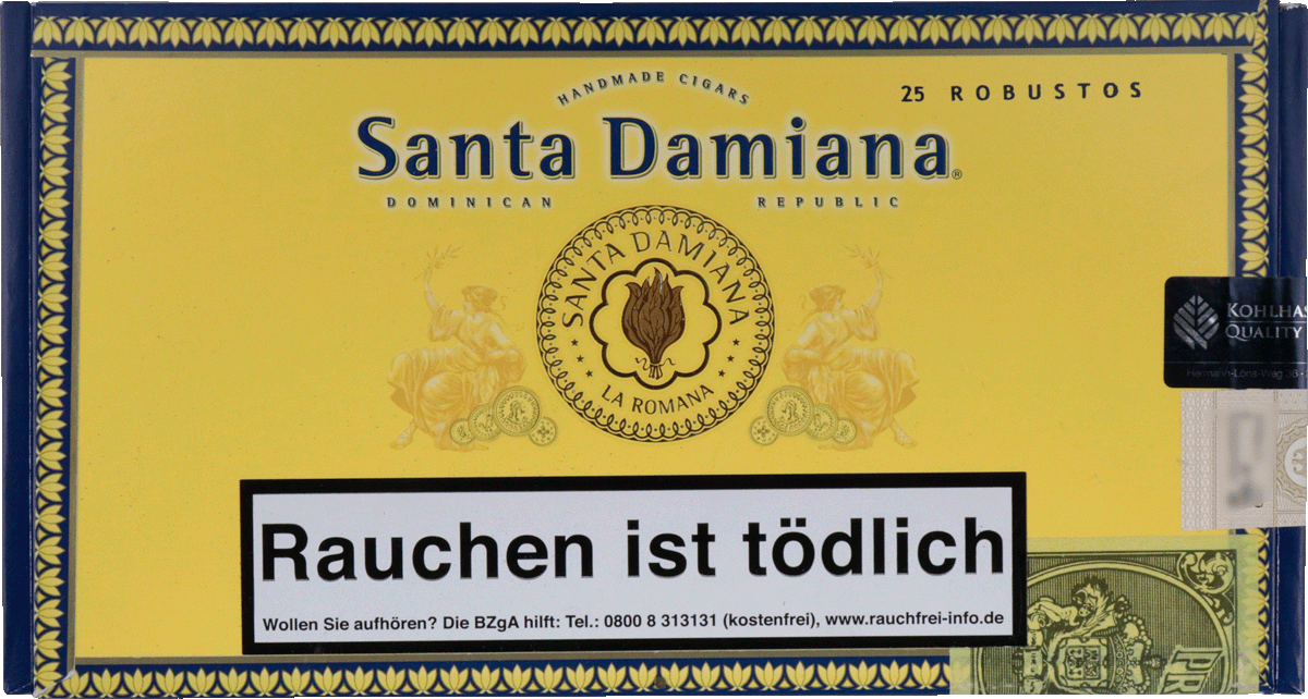 Santa Damiana Classic Robusto - Kiste vorne geschlossen