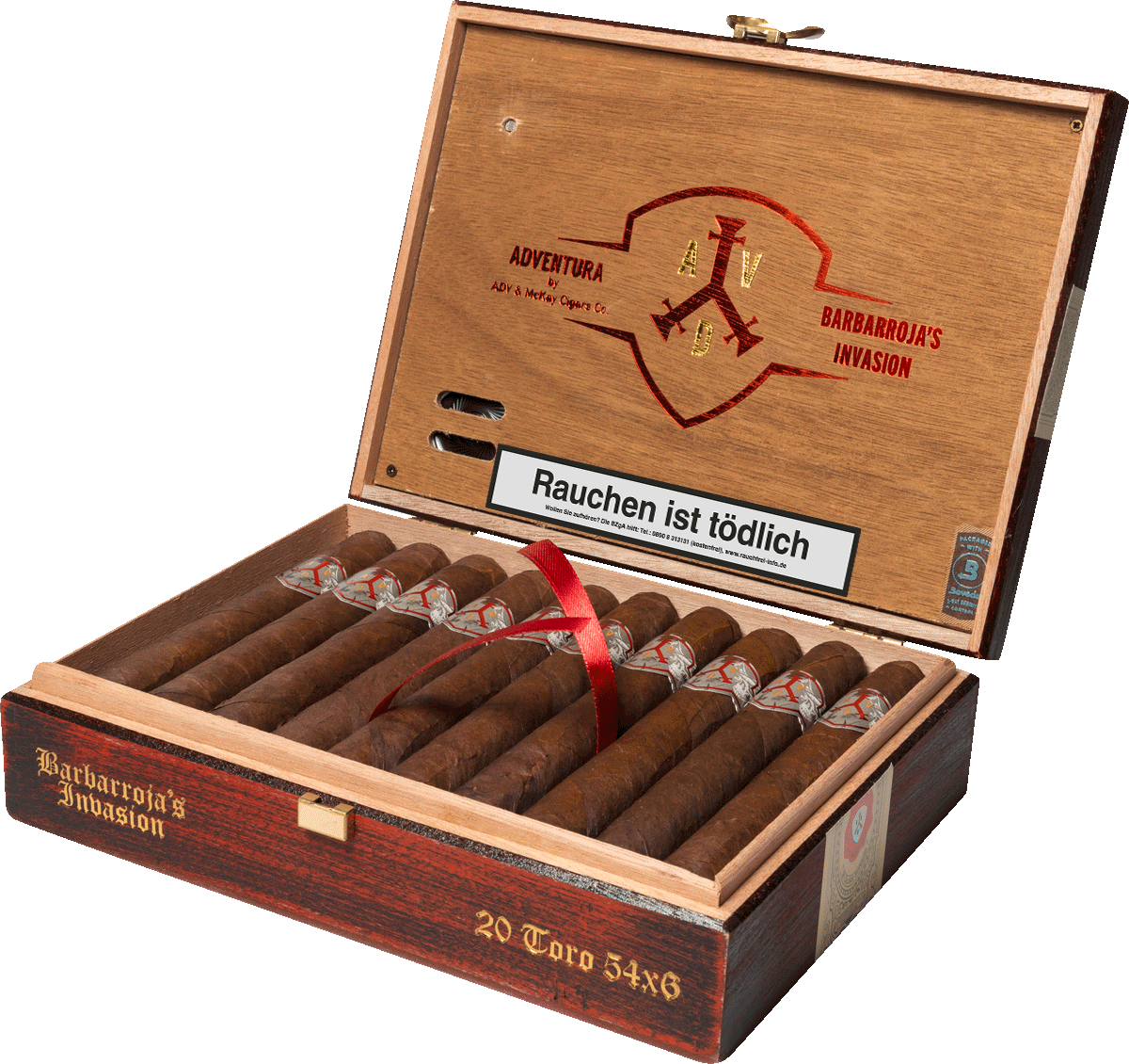ADV & McKay Barbarroja's Invasion Toro - Kiste seitlich geöffnet