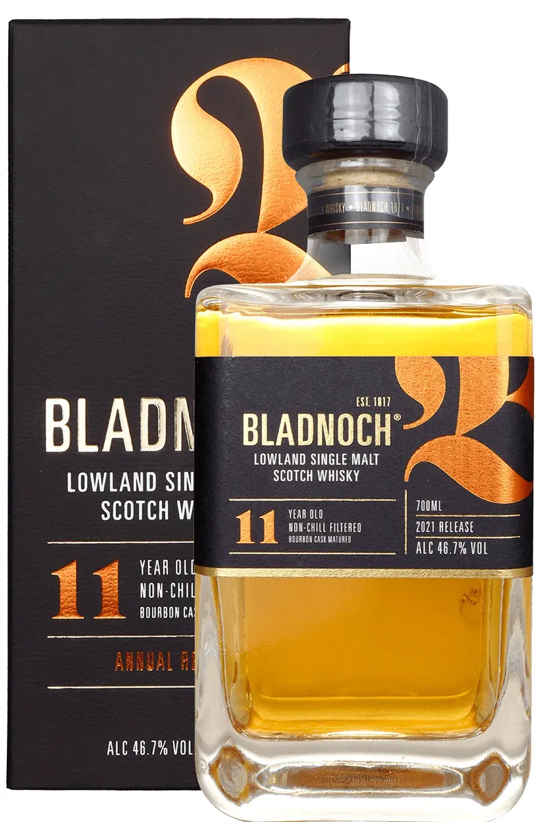Bladnoch 11 Jahre Umverpackung und Flasche
