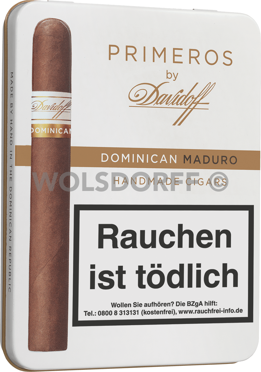 Davidoff Dominican Maduro - Blechetui seitlich geschlossen
