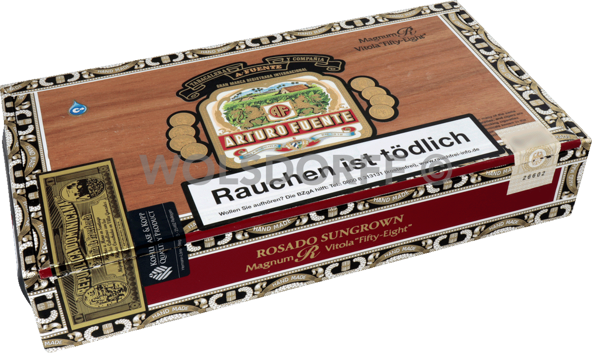 Arturo Fuente Rosado Sungrown - Kiste seitlich geschlossen