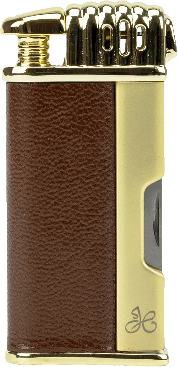 Jean Claude Pfeifenfeuerzeug Kent Gold Frontansicht