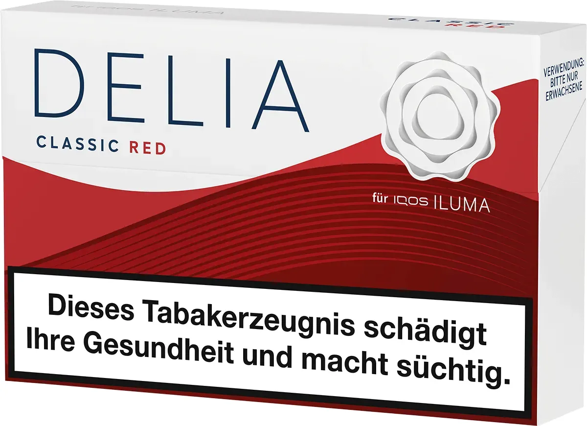 IQOS Delia Red Vorderseite von rechts