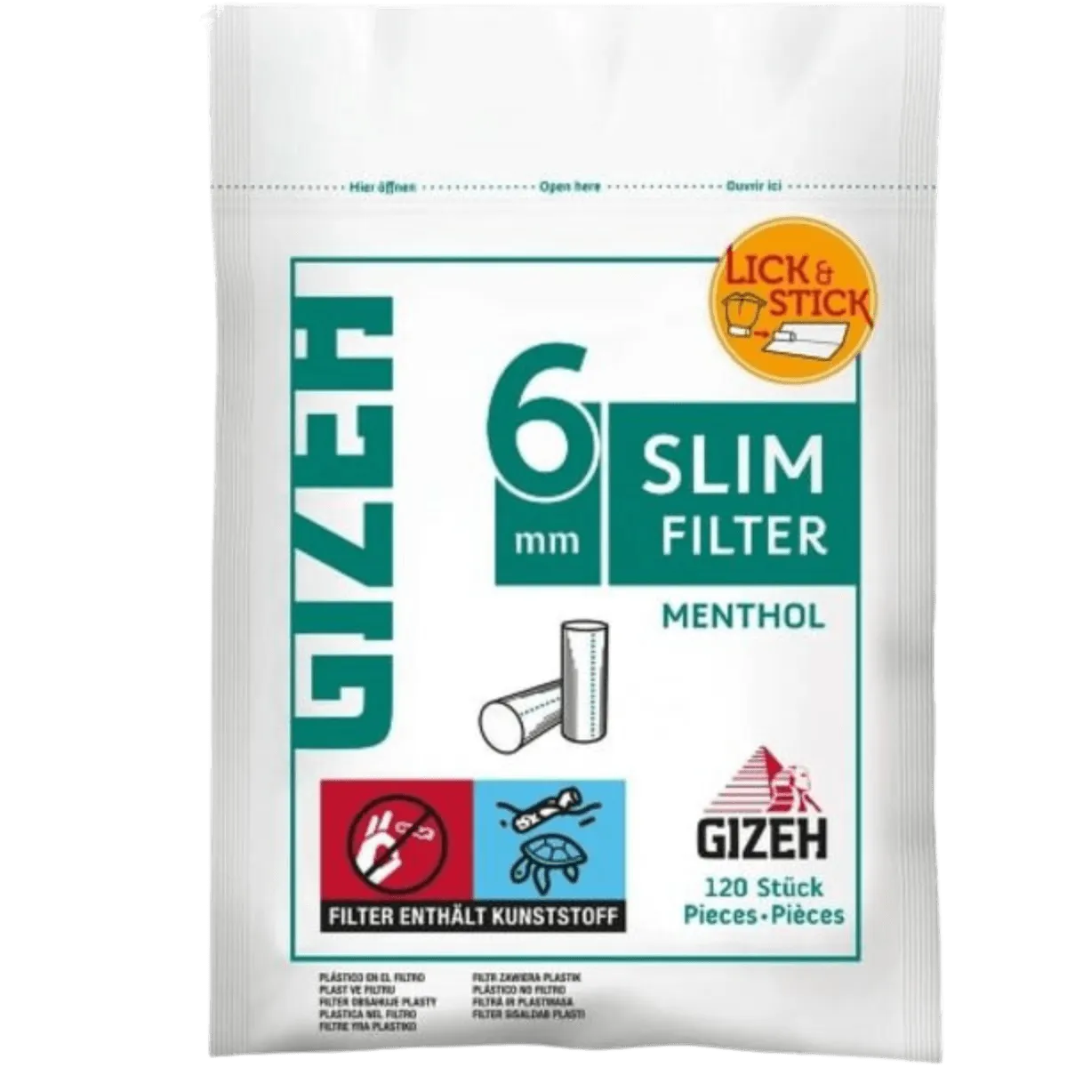Gizeh Menthol Slim Einzelpackung