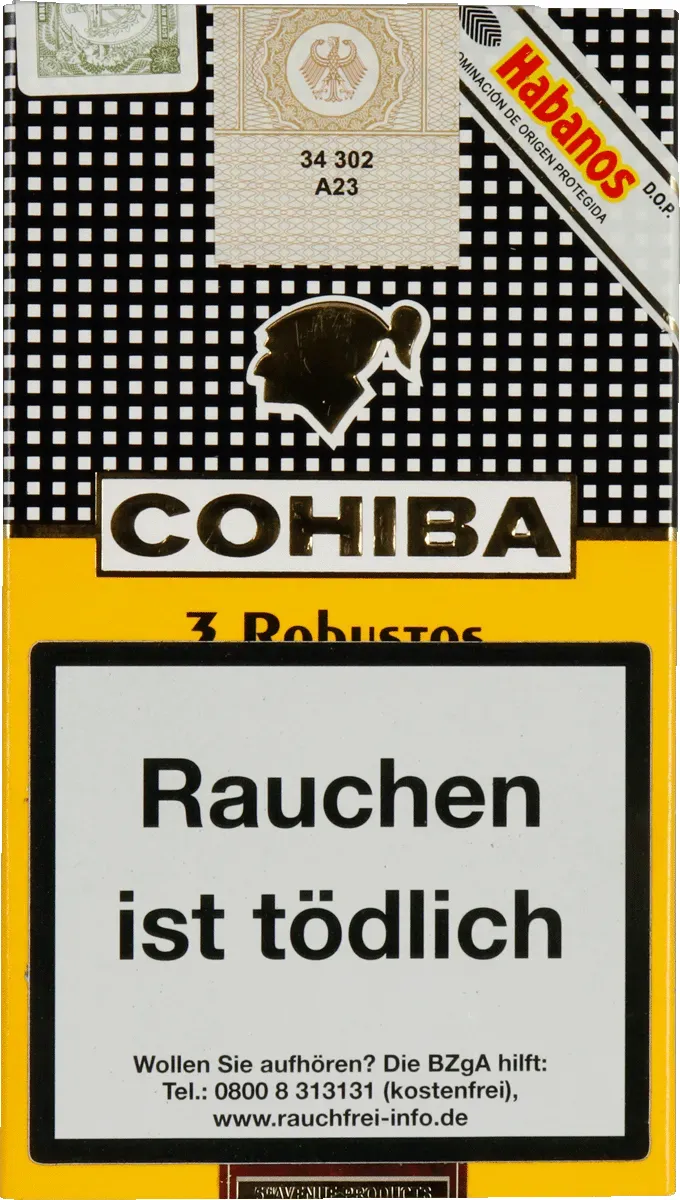 Cohiba Robusto AT Schachtel Vorderseite