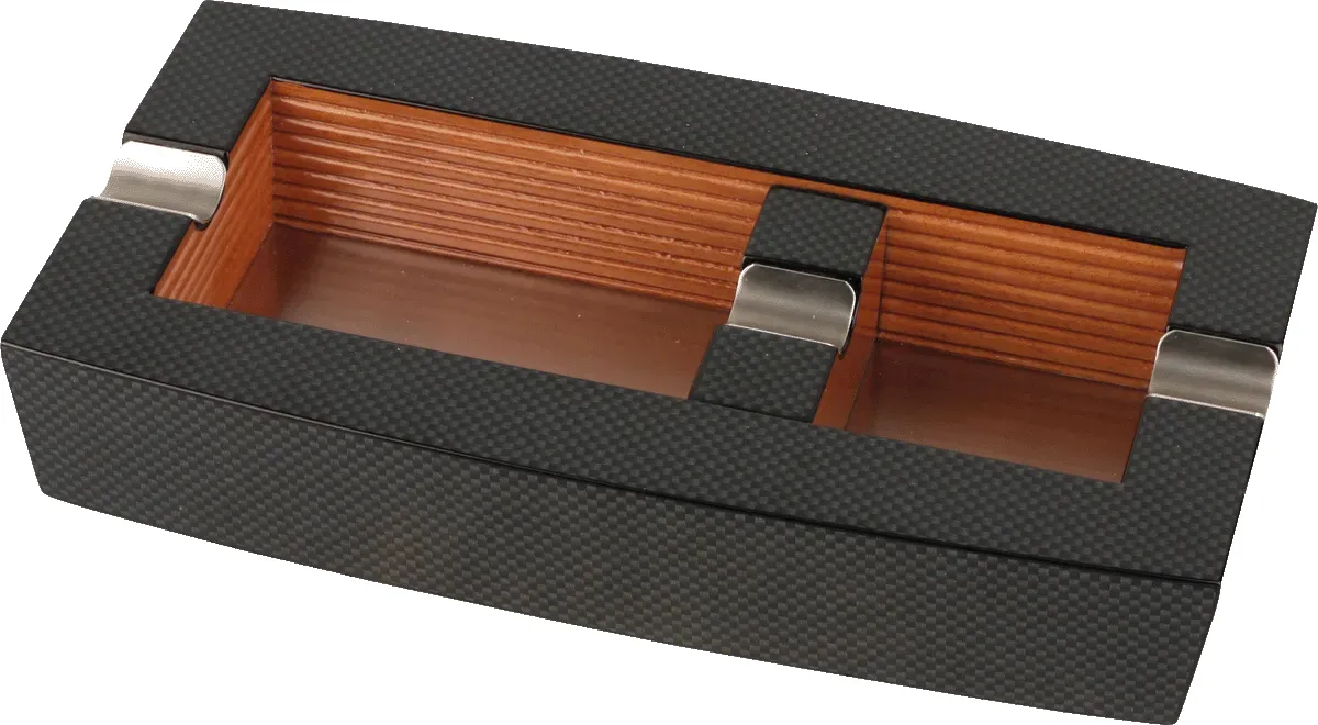 Zigarrenascher Holz Carbondesign2