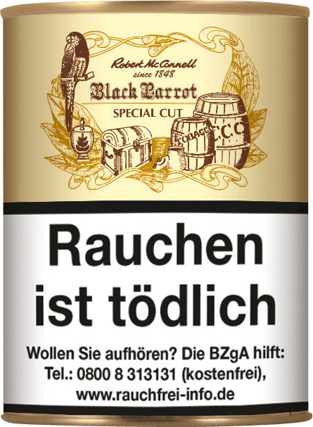Robert McConnell Black Parrot - Dose vorne