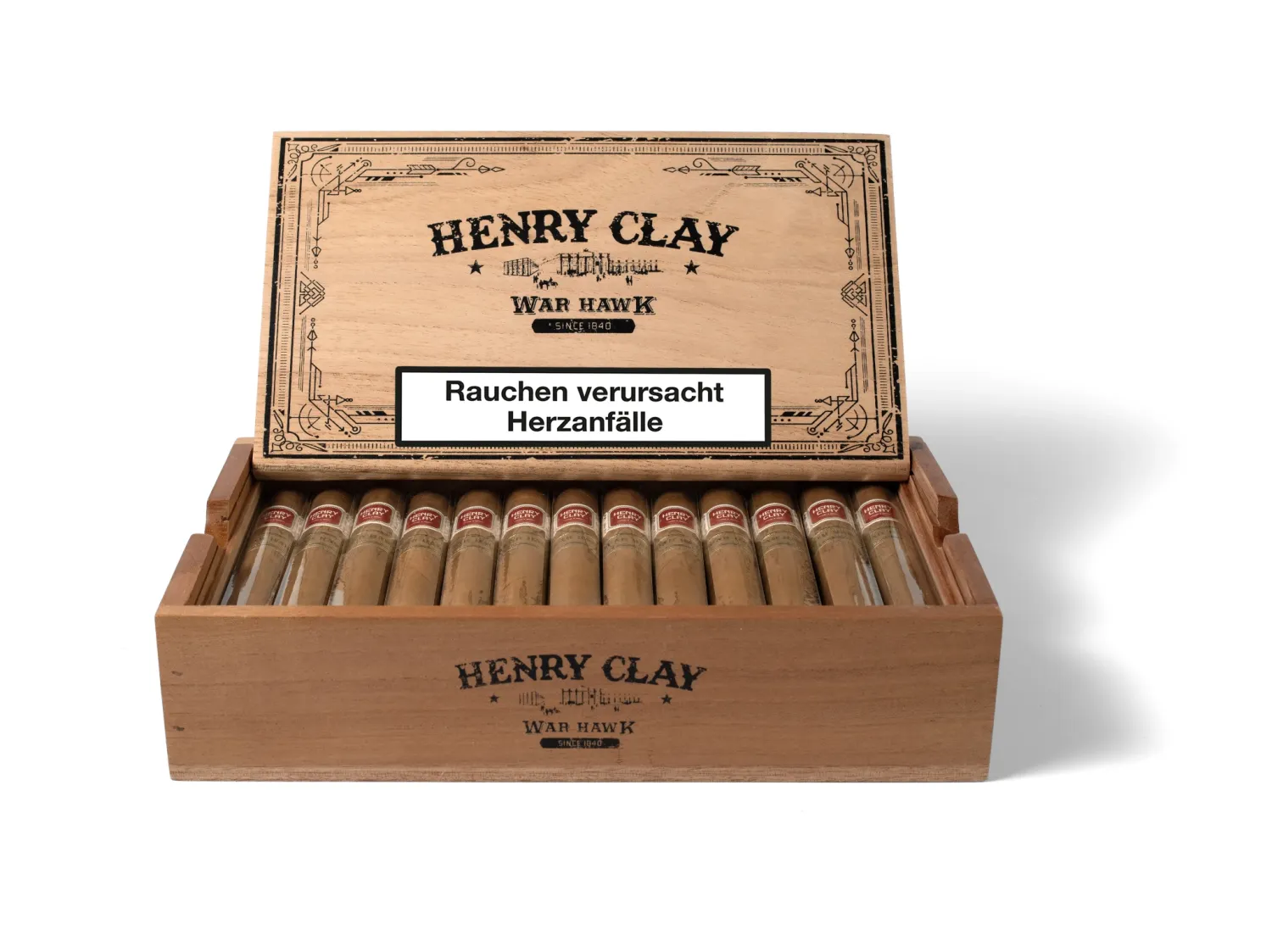 Henry Clay War Hawk Box offen