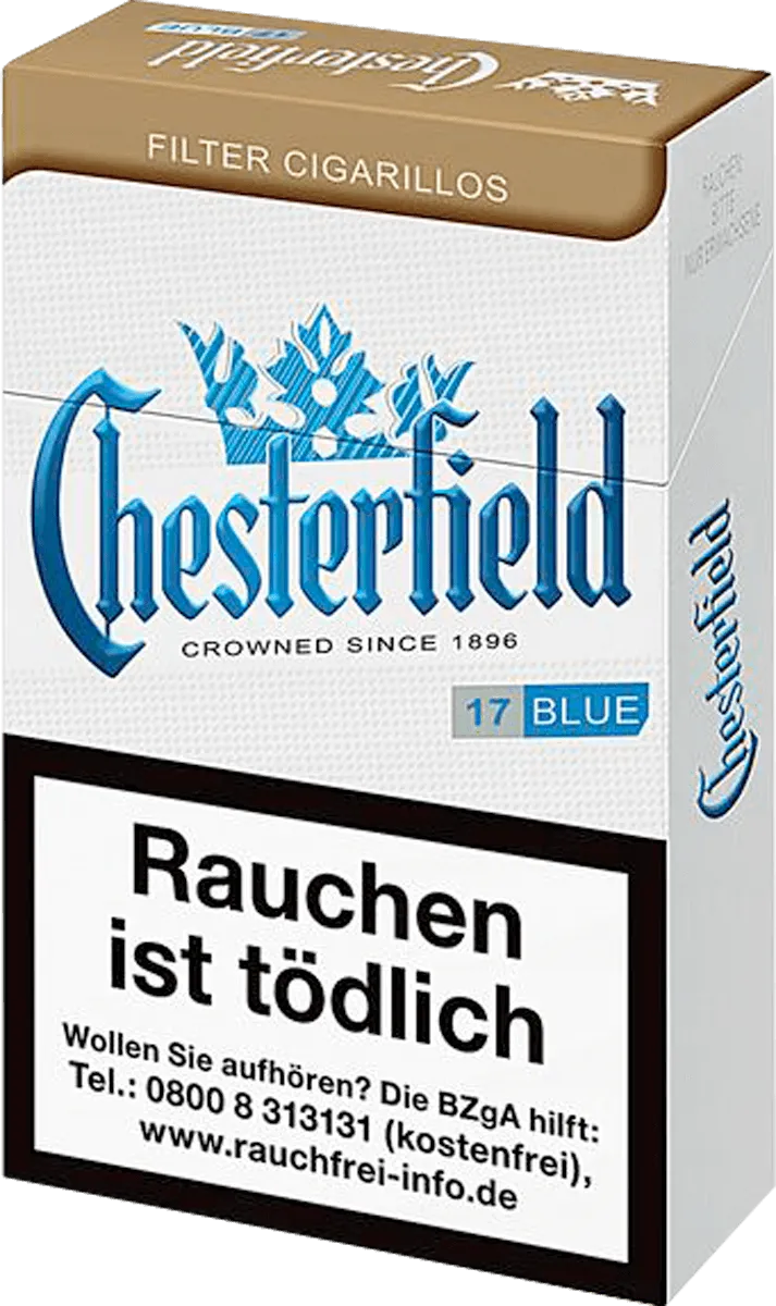 Chesterfield Blue Filtercigarillos Vorderseite