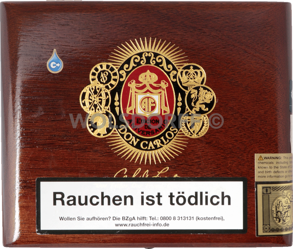 Arturo Fuente Don Carlos No. 2 - Kiste vorne geschlossen