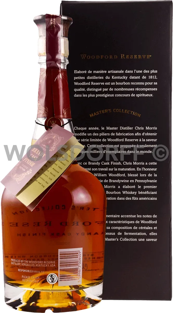 Woodford Flasche Rueckseite