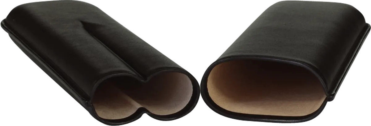 Martin Wess Zigarrenetui smooth Braun offen