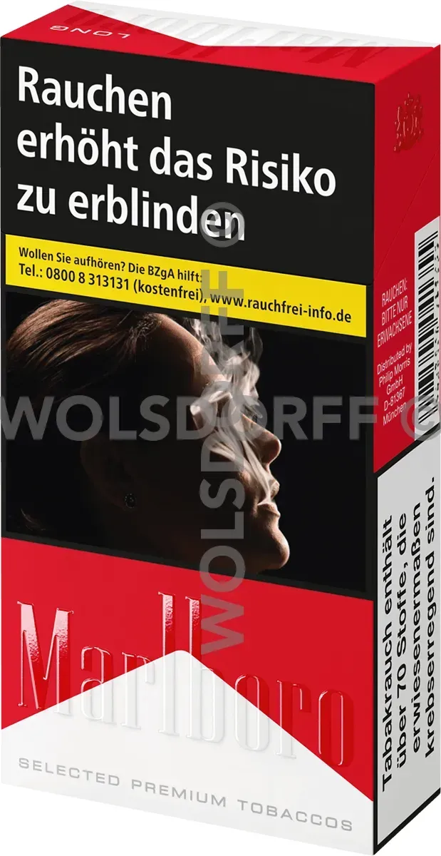 Marlboro Red long OP Packung schräg