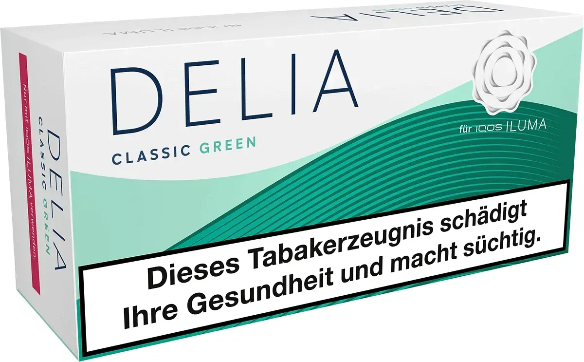 IQOS Delia Green Bundle Vorderseite von links