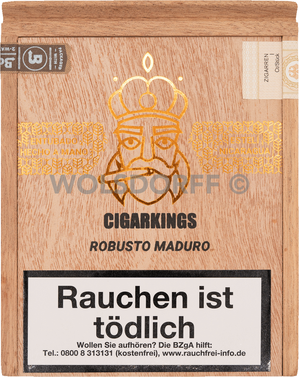 CigarKings Robusto Maduro - Kiste vorne geschlossen