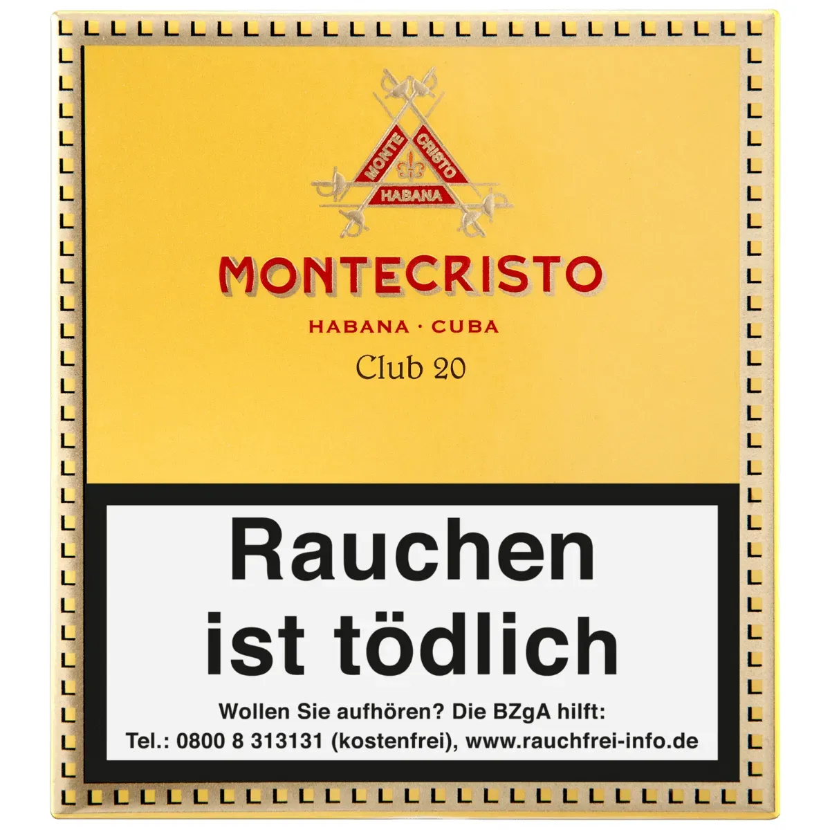 Montecristo Club Schachtel Vorderseite