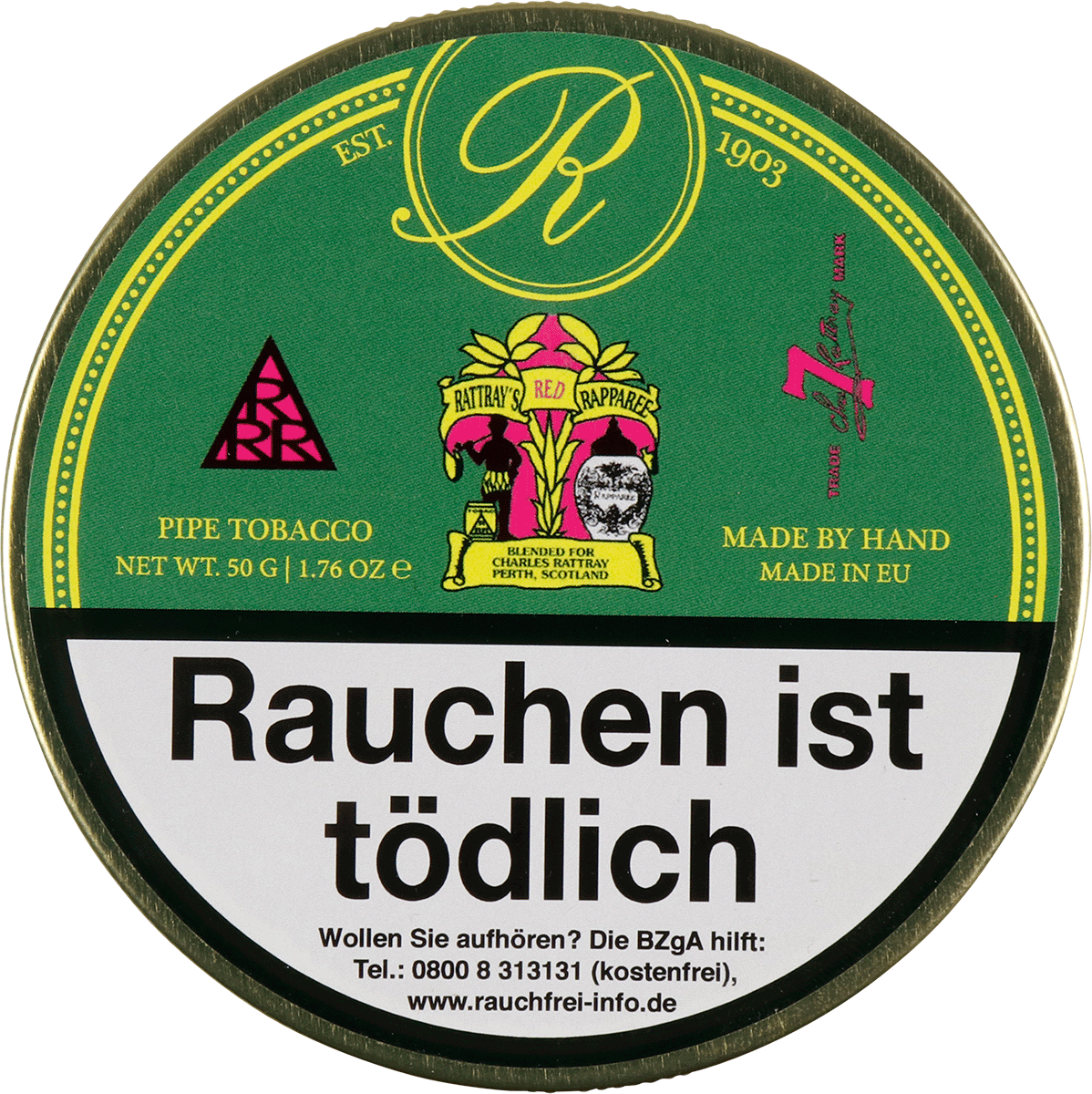 Rattray’s British Collection Red Rapparee - Dose vorne geschlossen