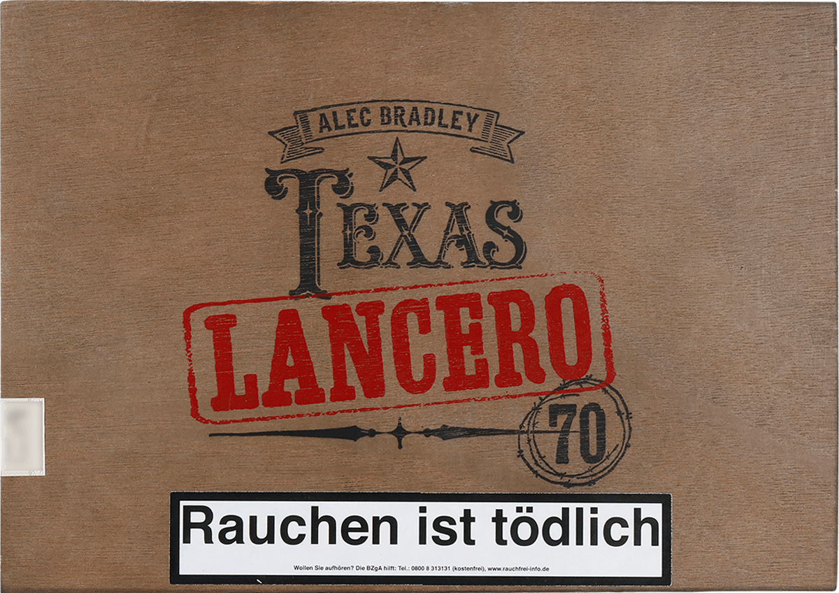 Alec Bradley Texas Lancero - Kiste vorne geschlossen